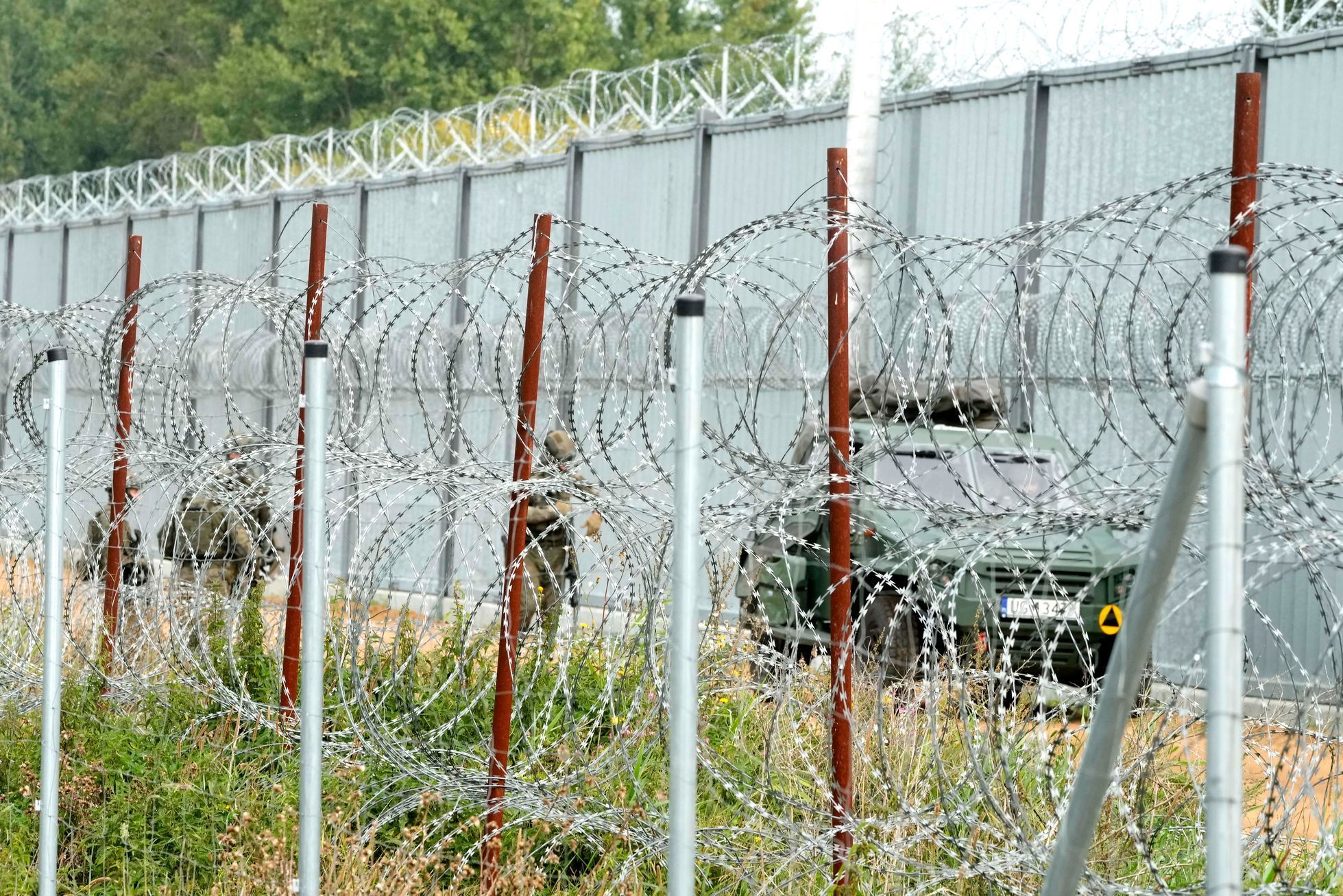 Polsko, Bělorusko, hranice, uprchlíci, Donald Tusk, migrace, migranti, Ursula von der Leyenová