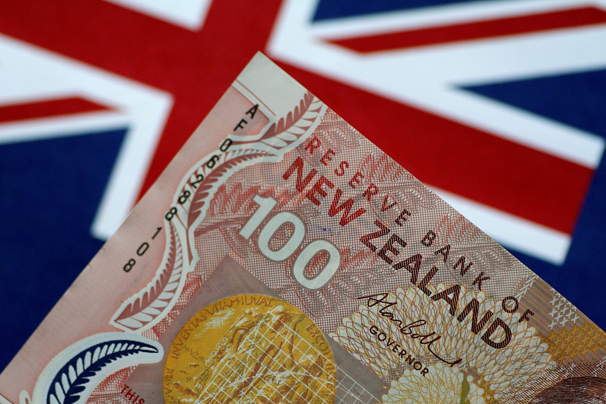 Nový Zéland, vlajka, dolar