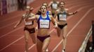 Czech Indoor Gala 2017: 400 m - Zuzana Hejnová, Denisa Rosolová a Sara Slott Petersenová