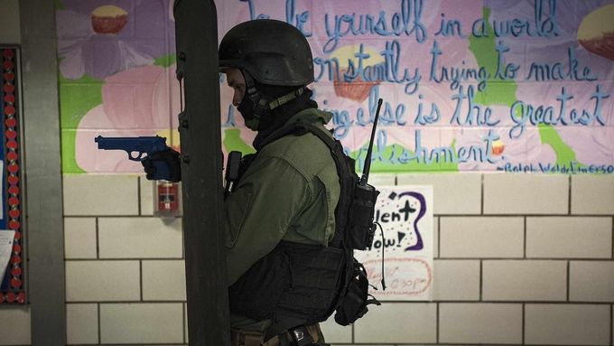 Střelba na škole v USA. Ilustrační foto.