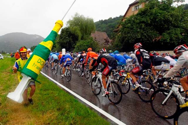 13. etapa Tour de France - fanoušek