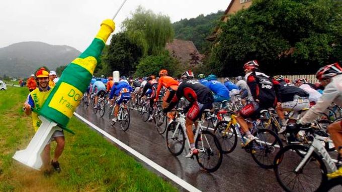 Fanoušci na Tour de France. Ilustrační foto