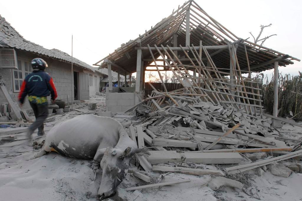 Výbuch sopky Merapi na indonéském ostrově Jáva