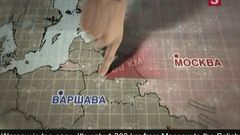 Fiktivní reportáž o ruské invazi na západ, kterou vysílala petrohradská televize.