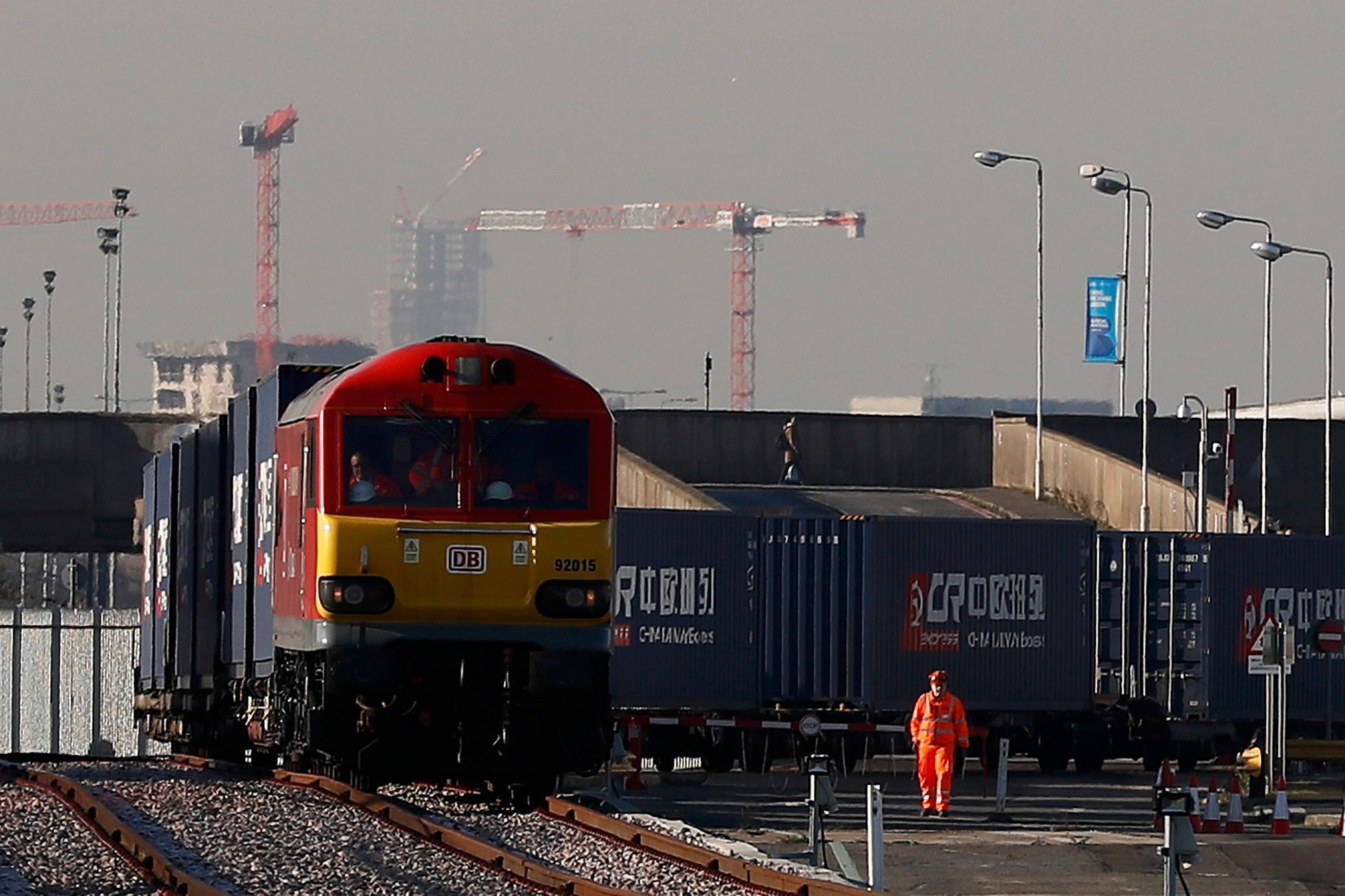 Do Londýna poprvé přijel nákladní vlak, který přímo spojuje Čínu s Británií