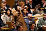 Obamu poslouchal i libyjský vůdce Muammar Kaddáfí, donedávna jeden z úhlavních amerických nepřátel.