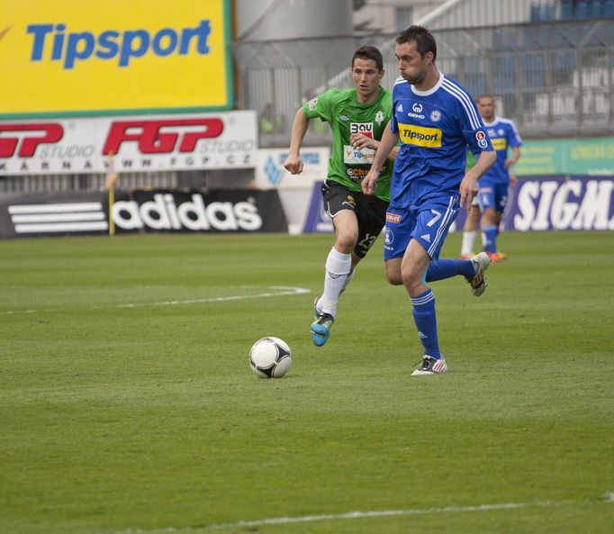 Michal Ordoš v utkání Sigma - Jablonec