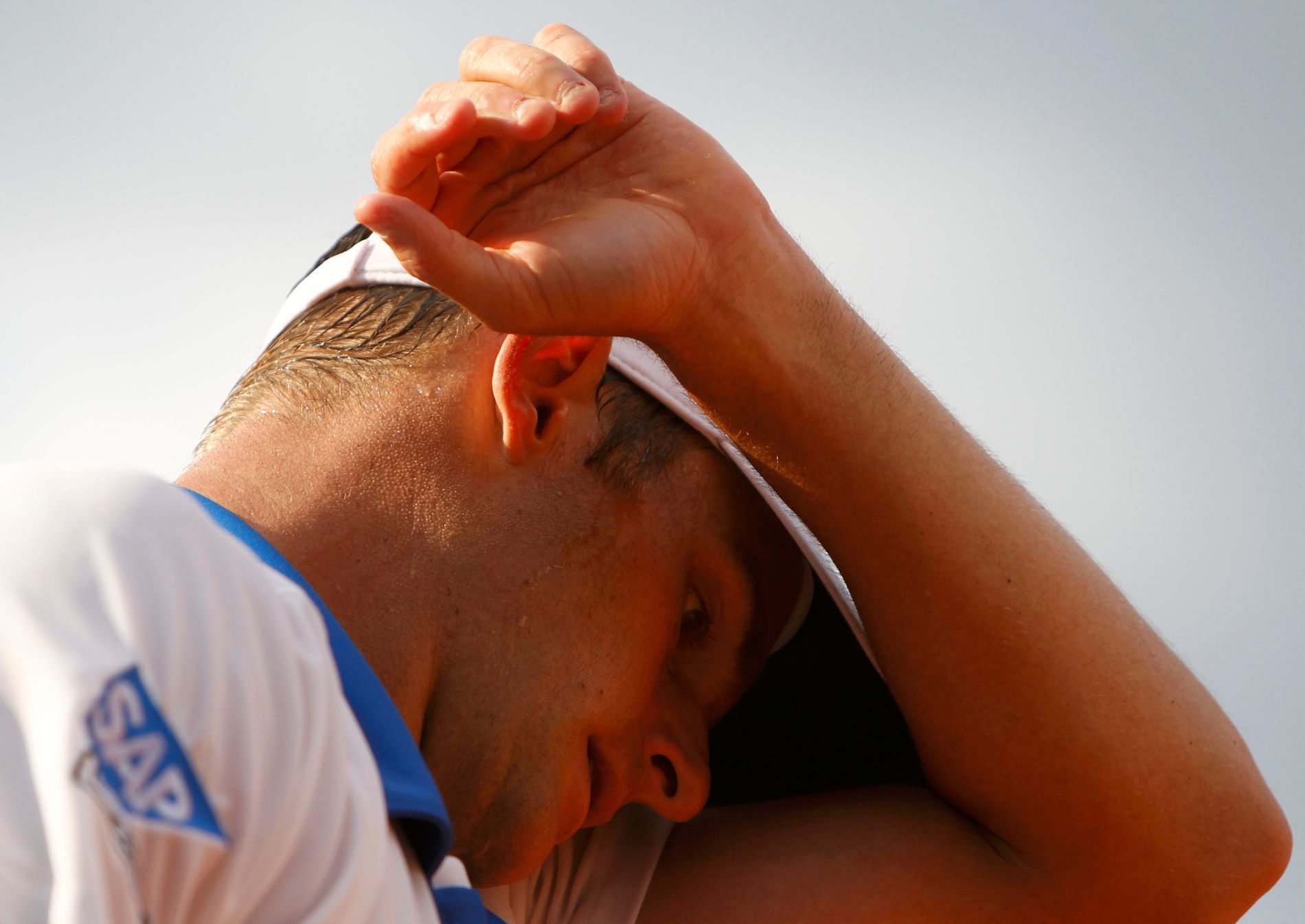 Andy Roddick smutní na French Open