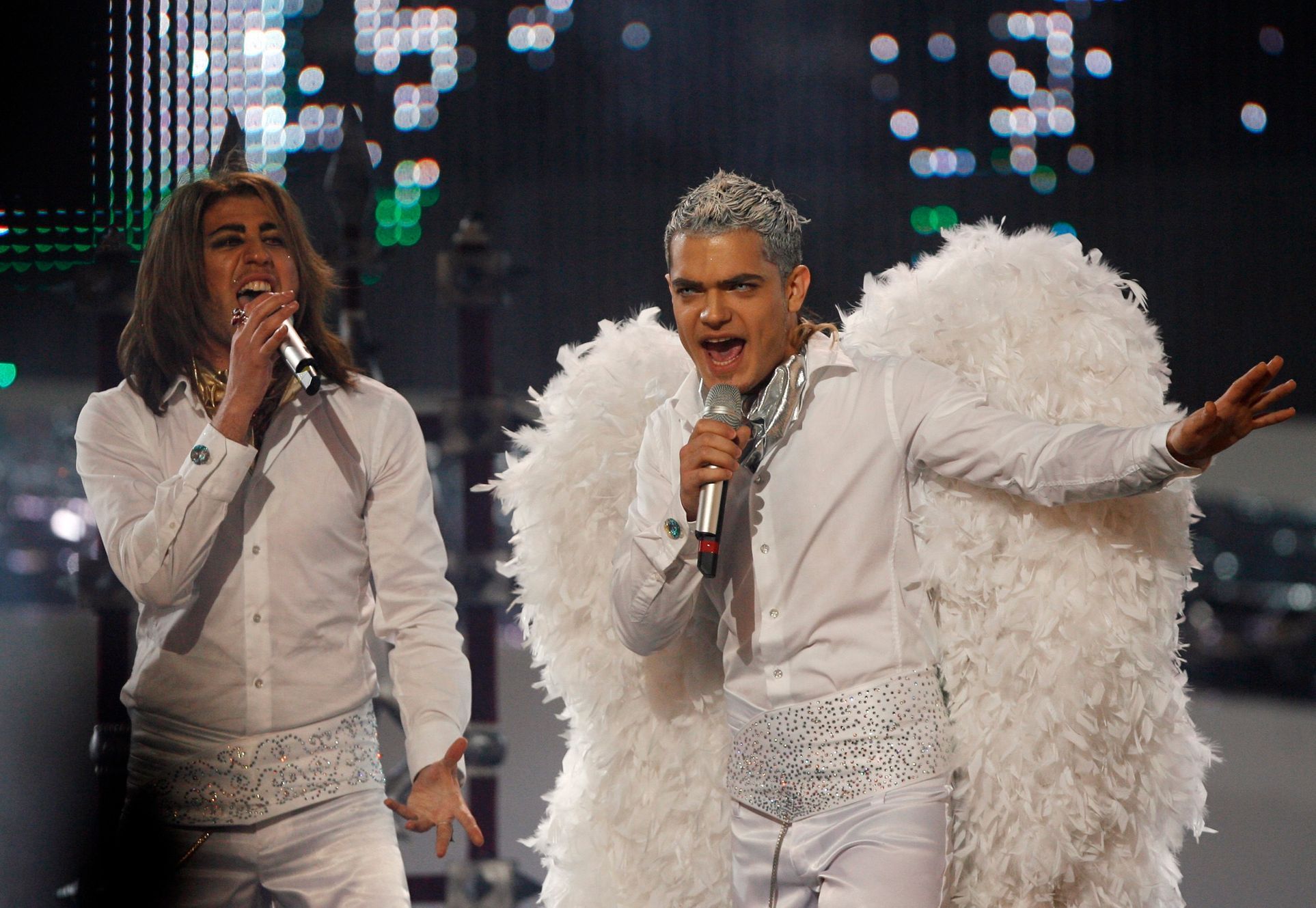 Elnur a Samir z Ázerbajdžánu na Eurosong 2008