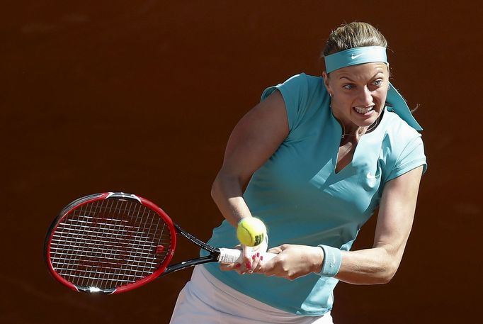 Petra Kvitová na turnaji v Madridu 2015