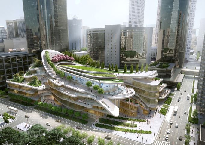 Nejlepší "futura" projektem je China World Trade Center v čínském Pekingu. Má sloužit jako kulturní centrum.