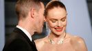 Actress Kate Bosworth and husband, director Michael Polish.