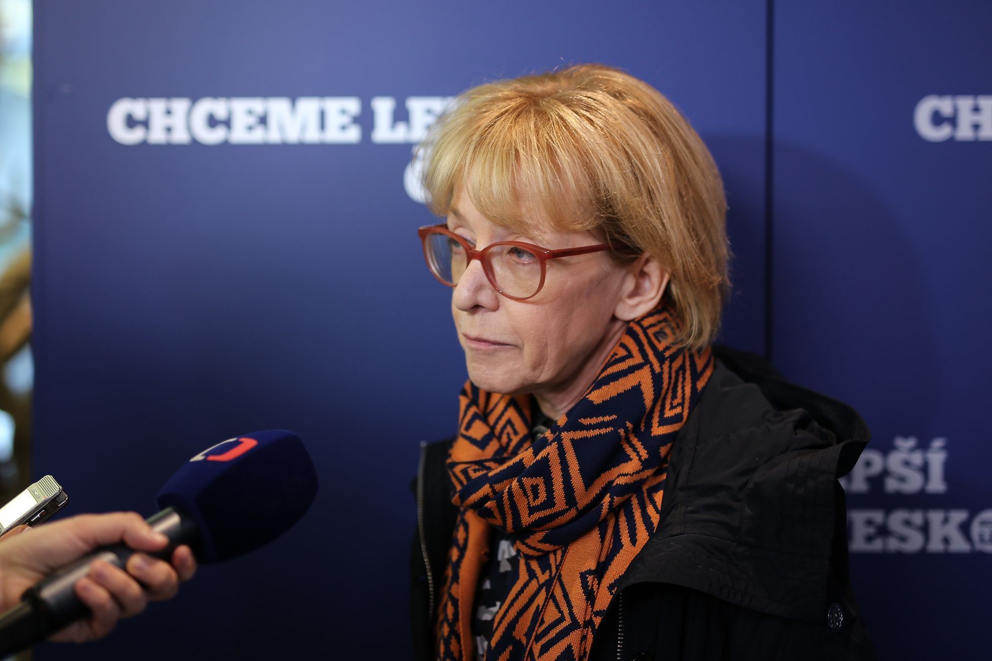 Helena Válková ve volebním štábu ANO