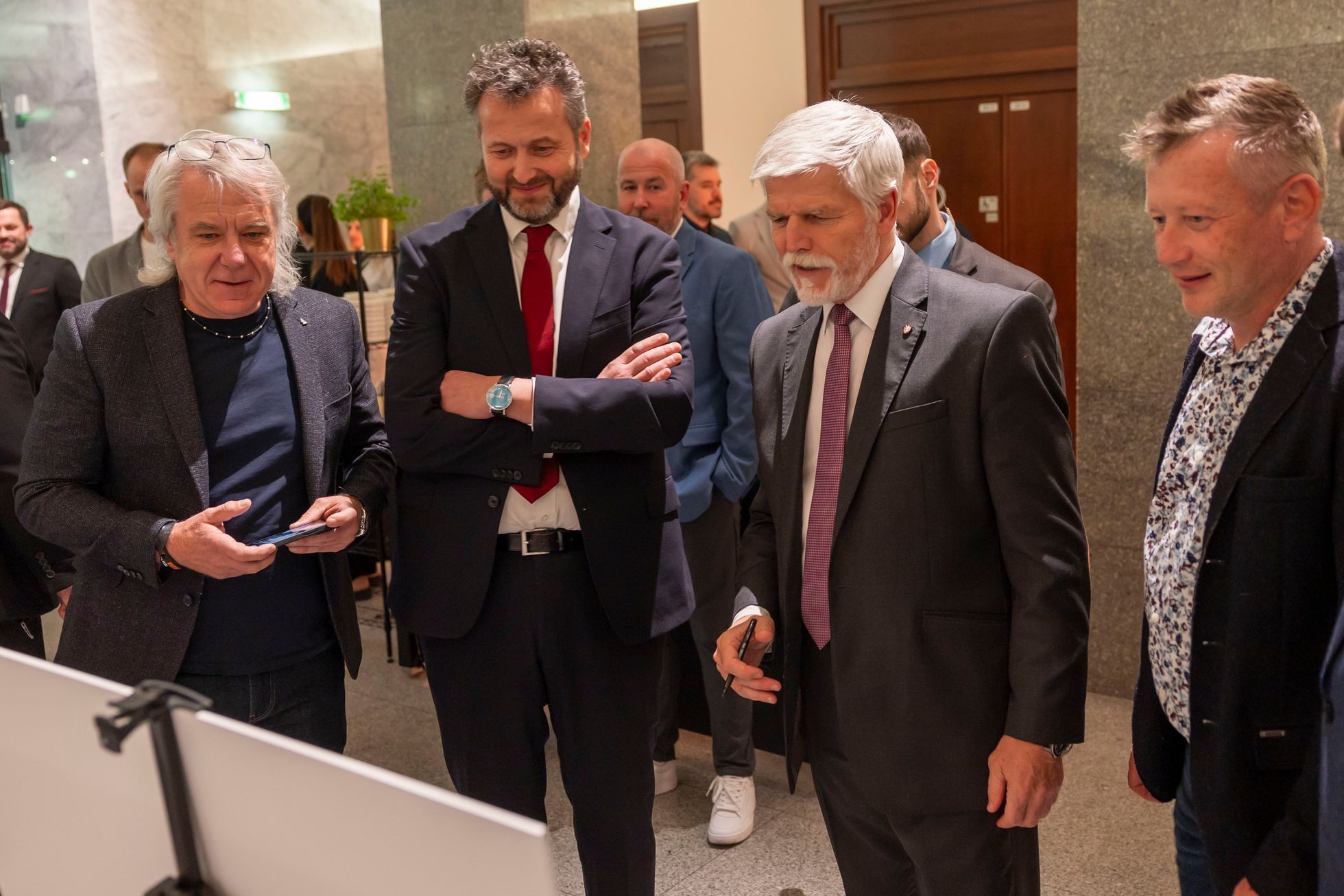 Prezident Petr Pavel, výstava fotek z Dakaru, NTM, vernisáž, Zlatý volant