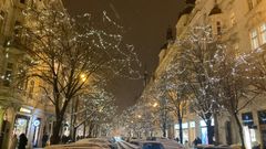 Praha vánočně a mrhavě osvětlená 4