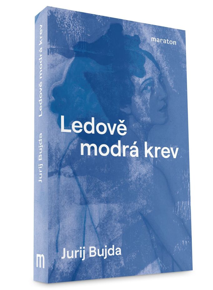 Obal knihy Ledově modrá krev.