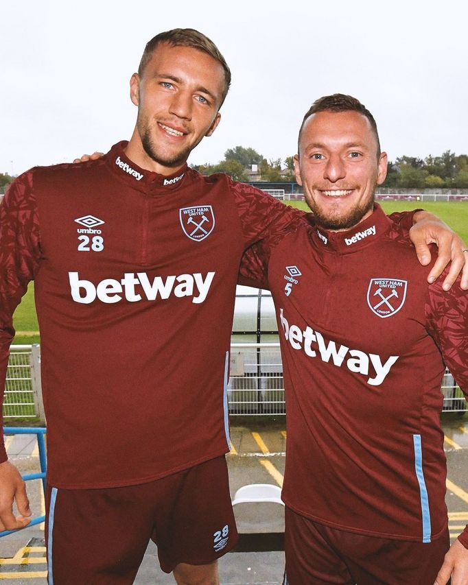 Tomáš Souček a Vladimír Coufal, West Ham United