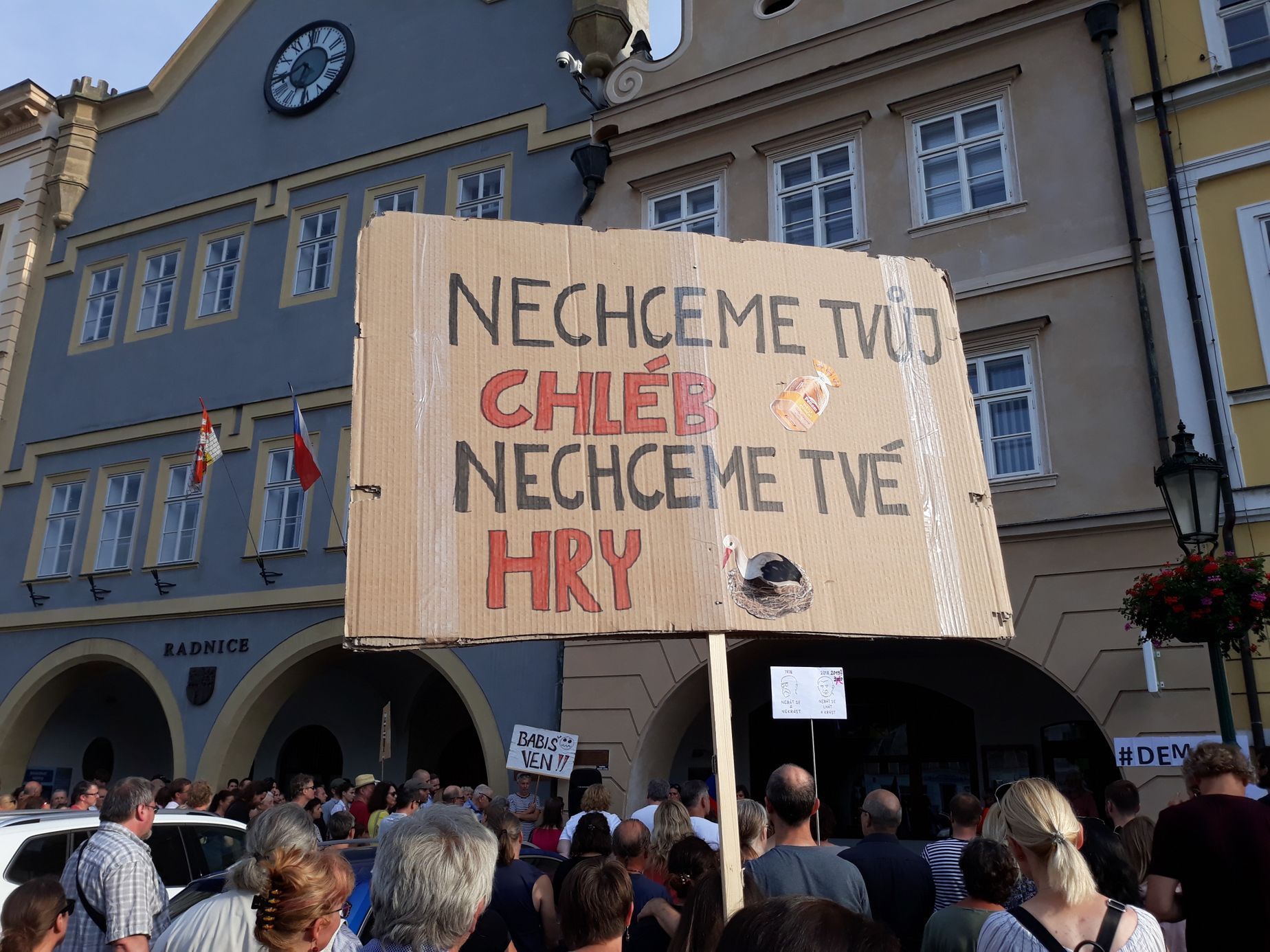Milion chvilek pro demokracii, protesty v Litoměřicích 11. června 2019, šestý.