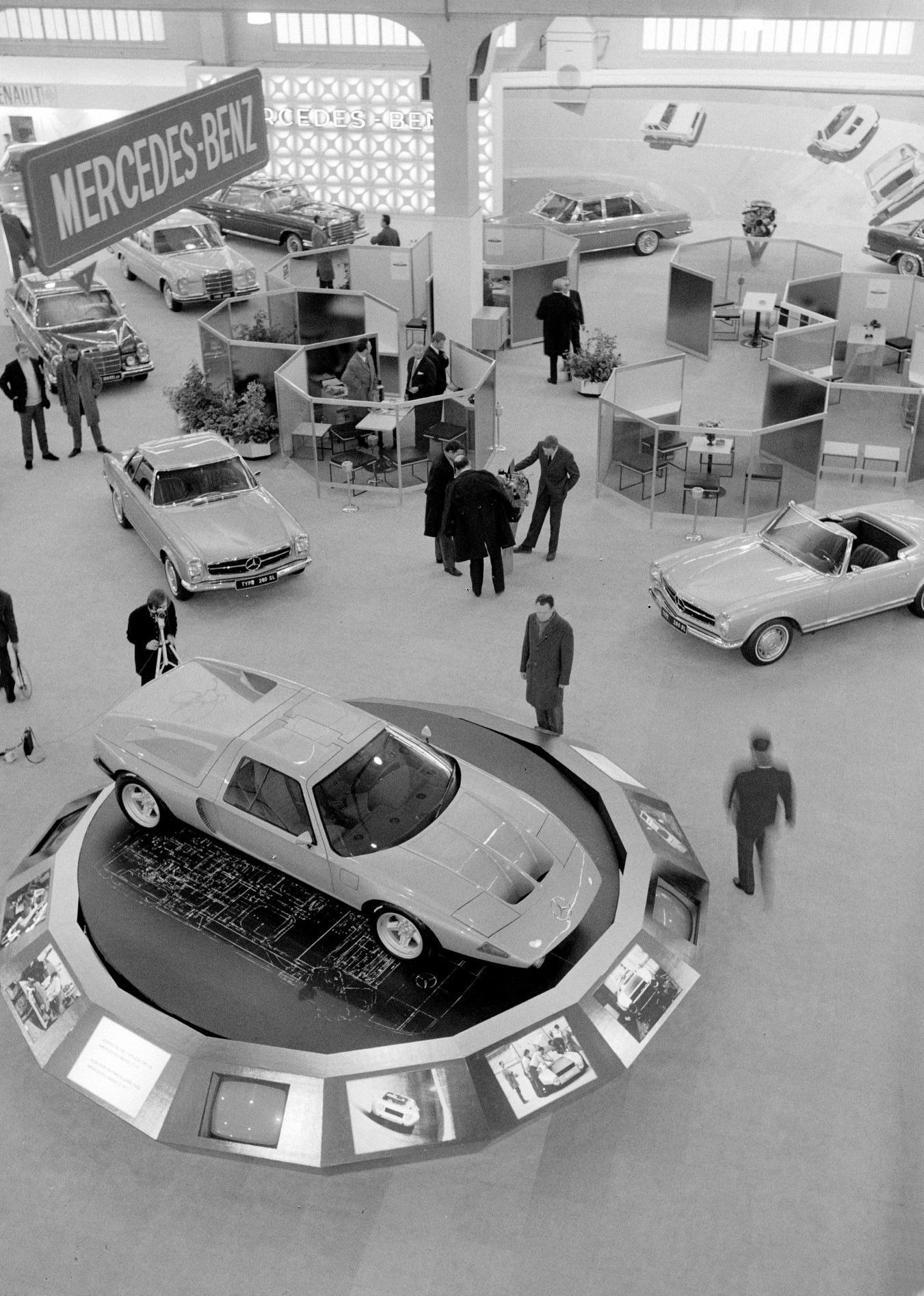 Mercedes-Benz C111 autosalon Ženeva 1970