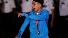 Soccer Football - Argentina team arrives to Buenos Aires after winning the World Cup  - Buenos Aires, Argentina - December 20, 2022 Argentina's Thiago Almada during the t