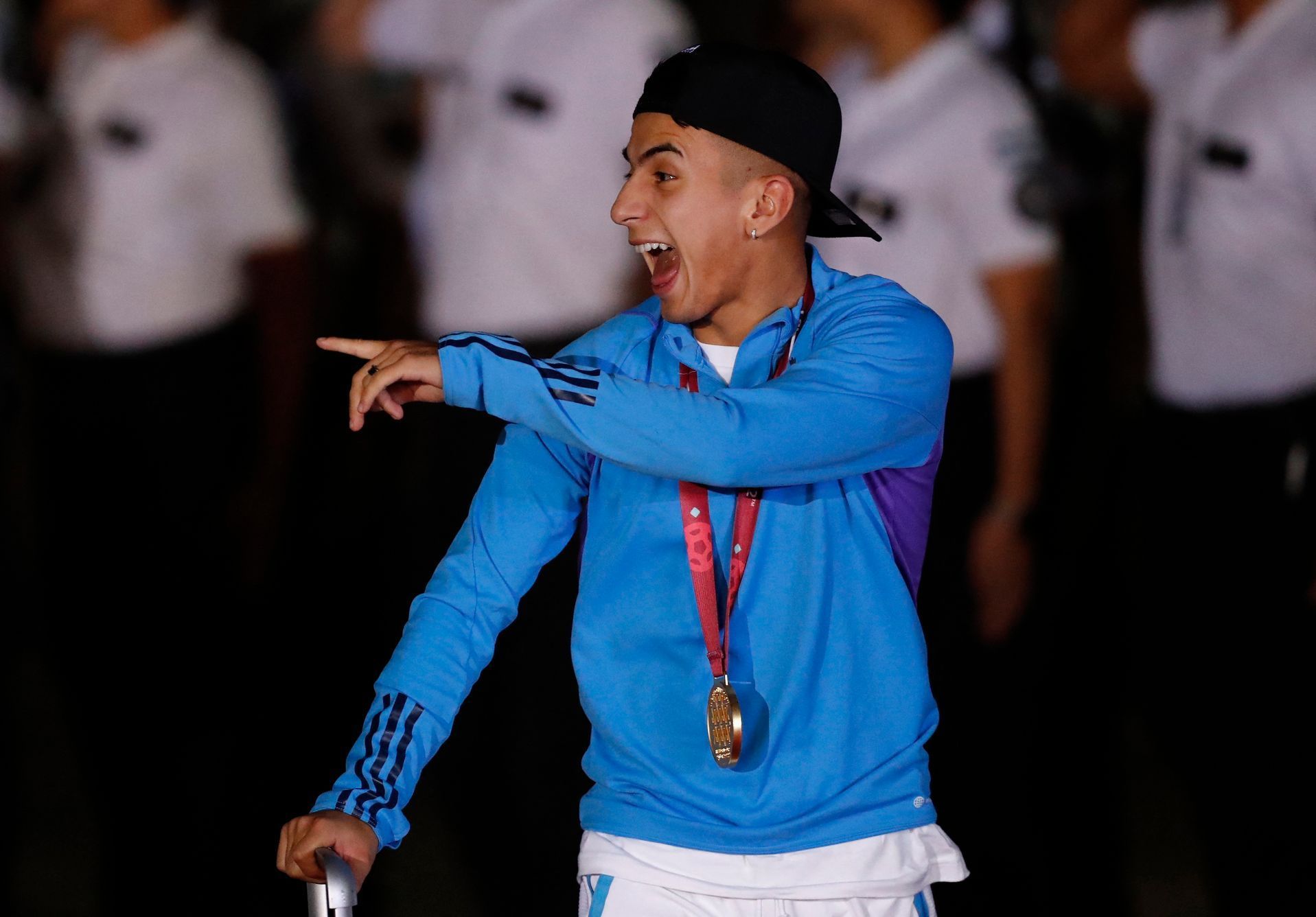 fotbal, MS 2022, Argentina, přílet