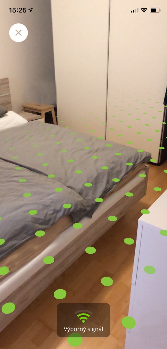 AR Wi-Fi umožňuje měřit dosah své domácí sítě prostřednictvím rozšířené reality.