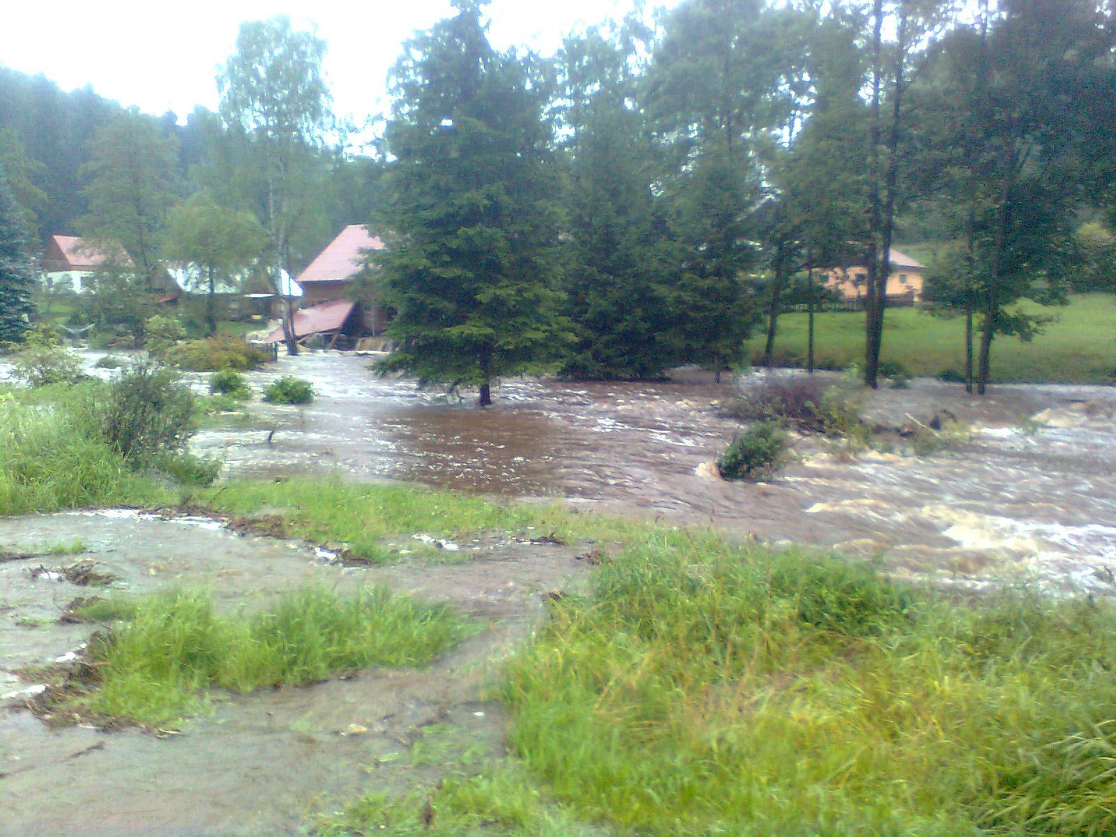 Povodně srpen 2010 - Kytlice