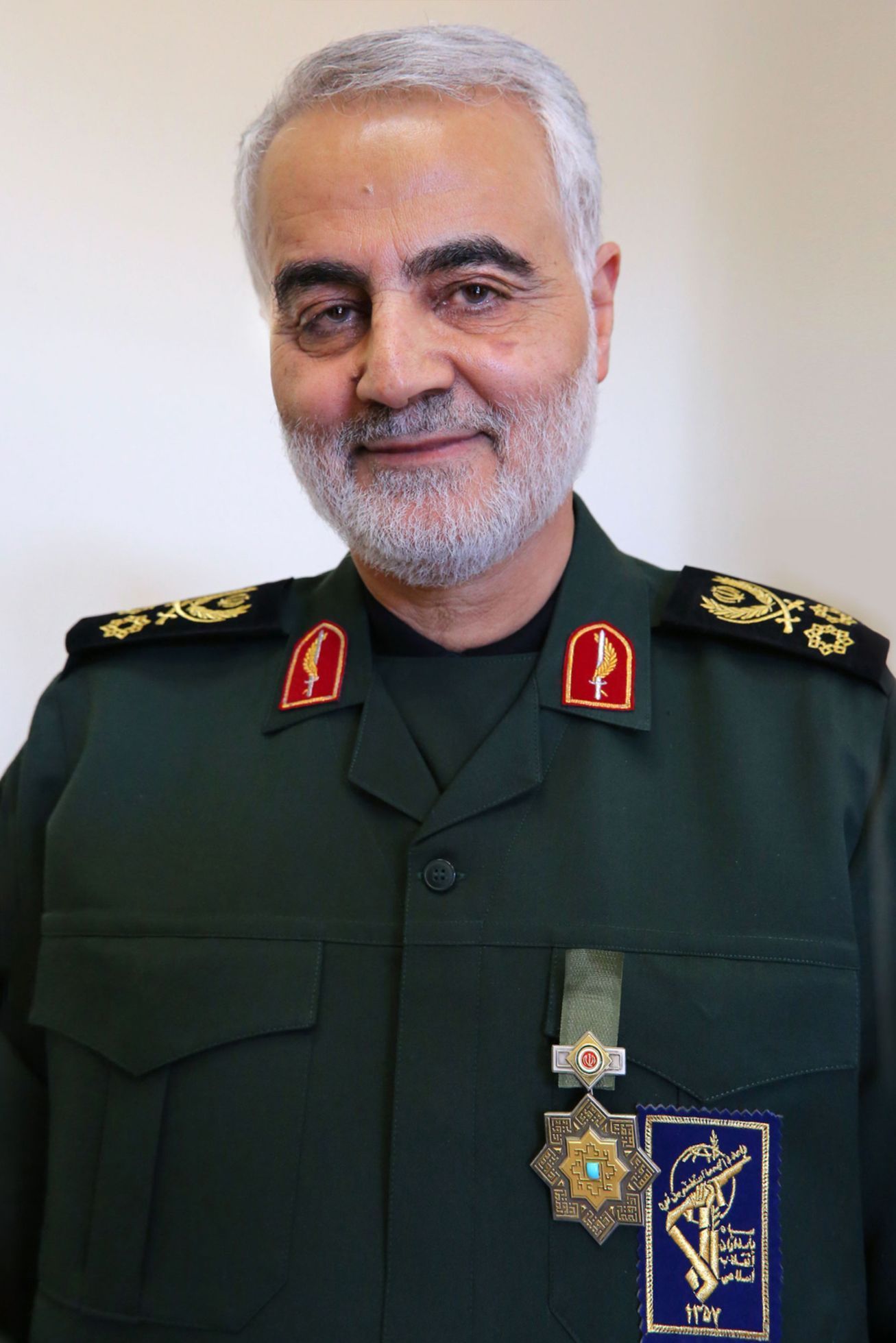 Kásim Sulejmaní, velitel speciálních jednotek Al-Kuds, tajné součásti Íránských revolučních gard, a jeden z nejvlivnějších lidí íránského režimu.