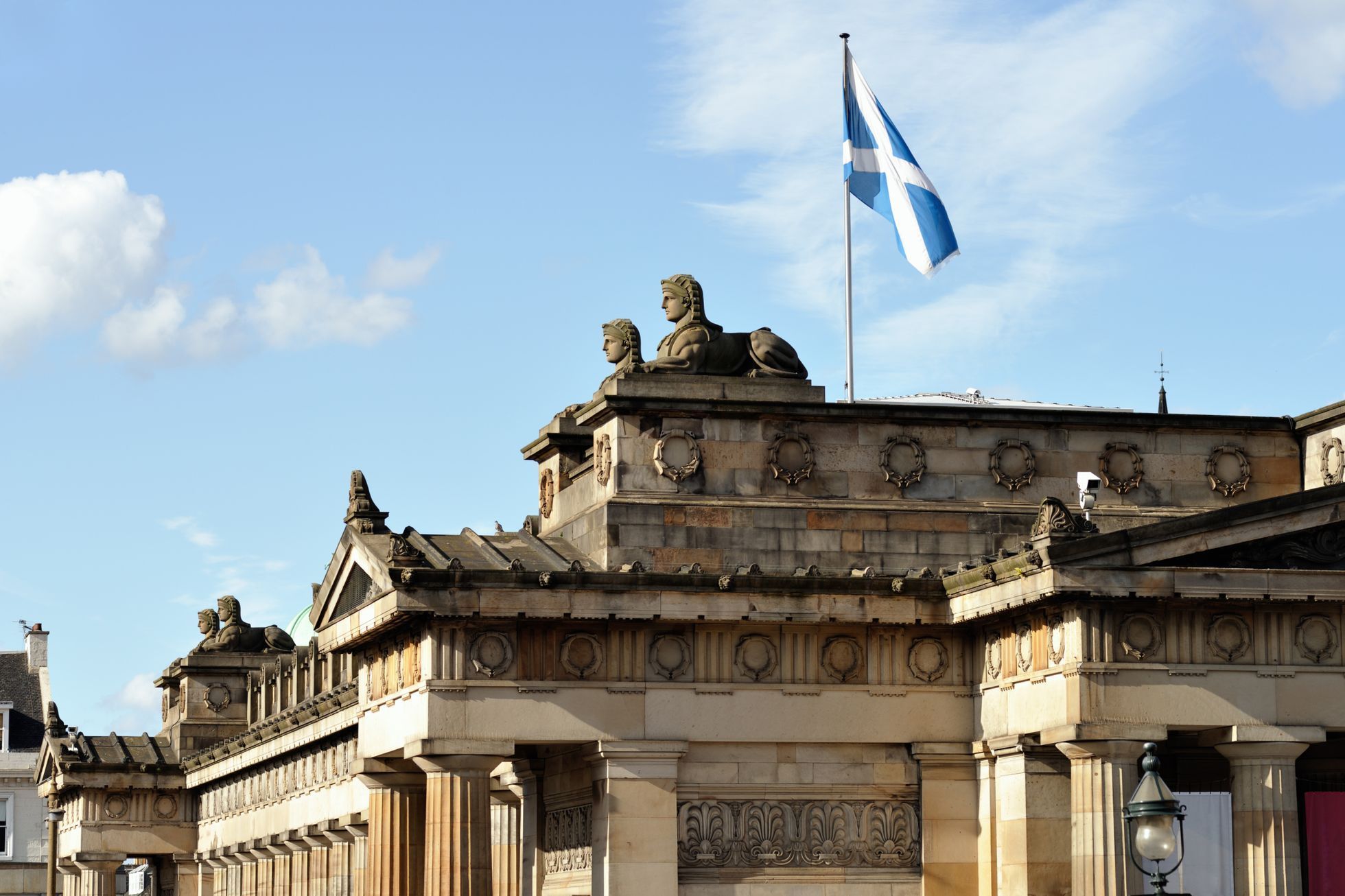 Skotsko, Edinburgh, Royal Scottish Academy, ilustrační foto