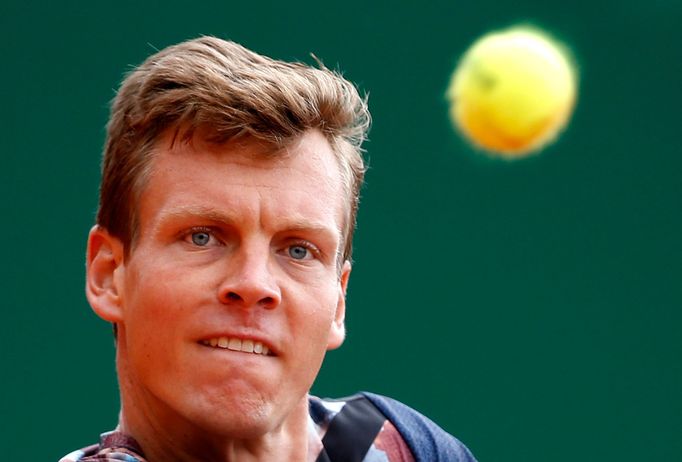 Tomáš Berdych na turnaji v Monte Carlu 2015