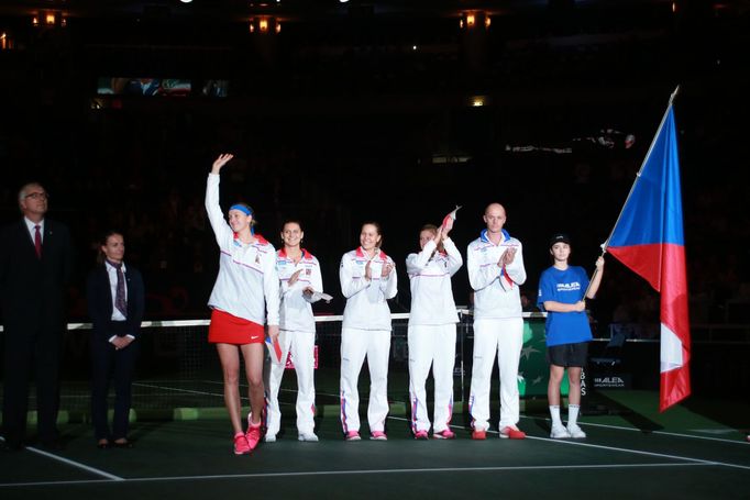 Fed Cup, finále 2014: zahájení