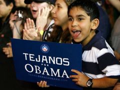 Texasané za Obamu. Texas nakonec volil republikána, demograficeké změny a posun doleva jsou však patrné i zde