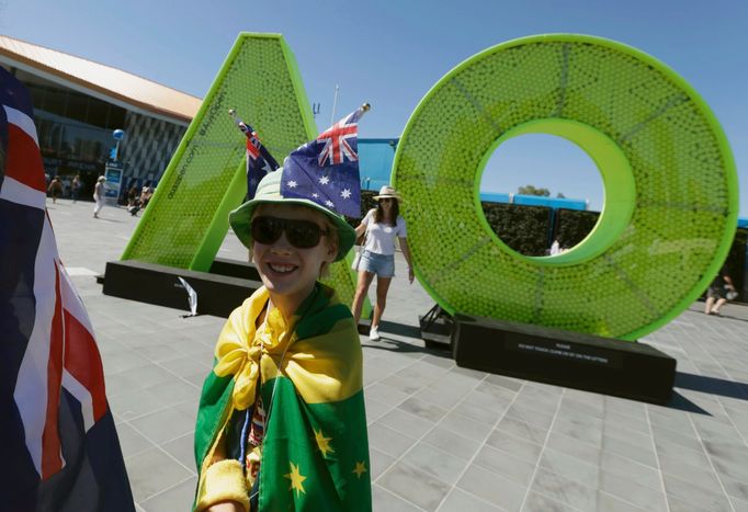 Fanoušci na Australian Open 2017