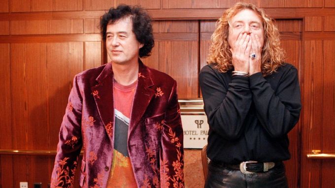 Jimmy Page a Robert Plant (rok 1998)