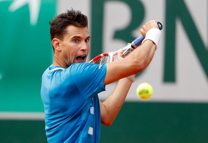 Dominic Thiem na French Open 2019.