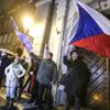 Demonstrace proti zvolení Ondráčka do čela komise pro GIBS