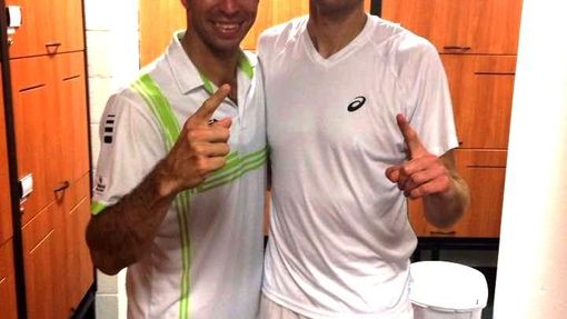 Radek Štěpánek a Daniel Nestor na Australian Open
