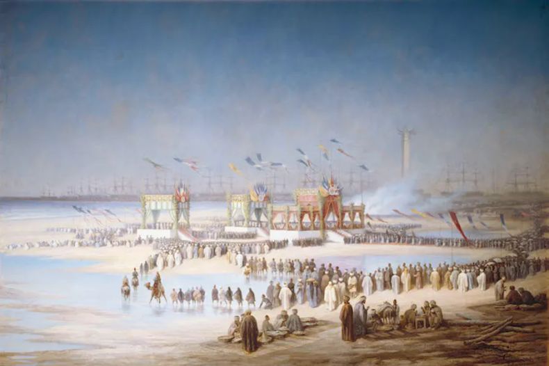 Jednorázové užití / Fotogalerie / Dokončen Suezský průplav / 1869 / Napoleon.org