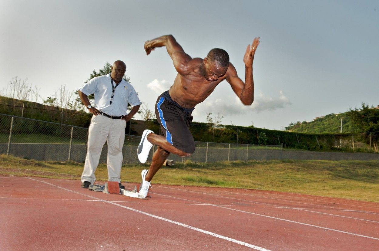 Fotogalerie / Legenda světového sprintu Usain Bolt slaví půlkulatiny