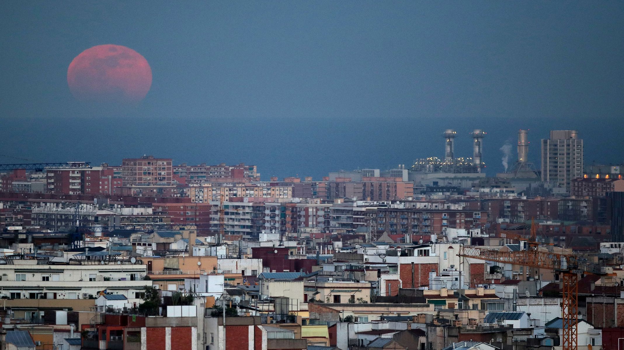 Superměsíc: Barcelona