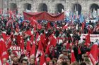 Itálii ochromila stávka kvůli rozpočtu