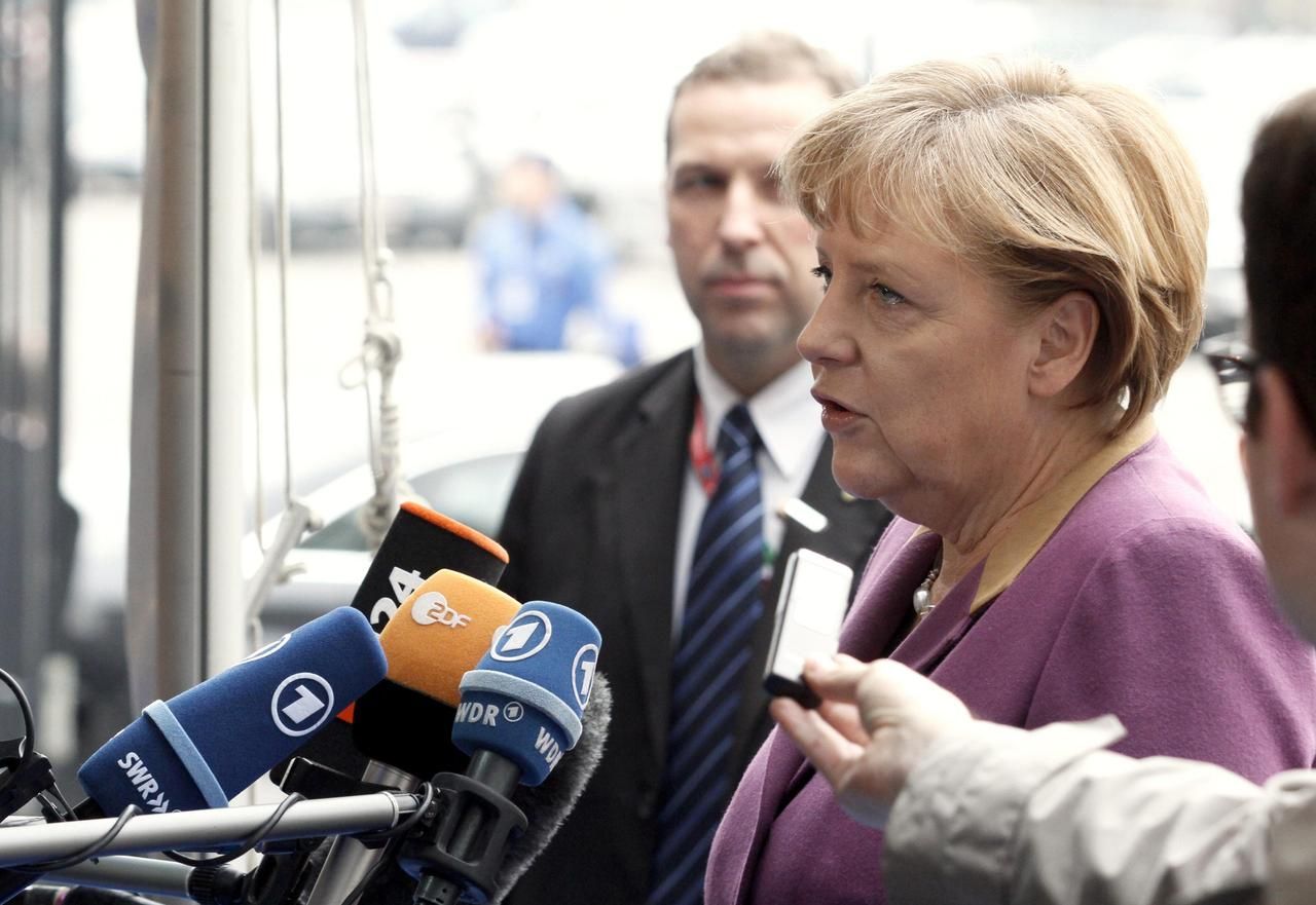 Merkelová na summitu EU