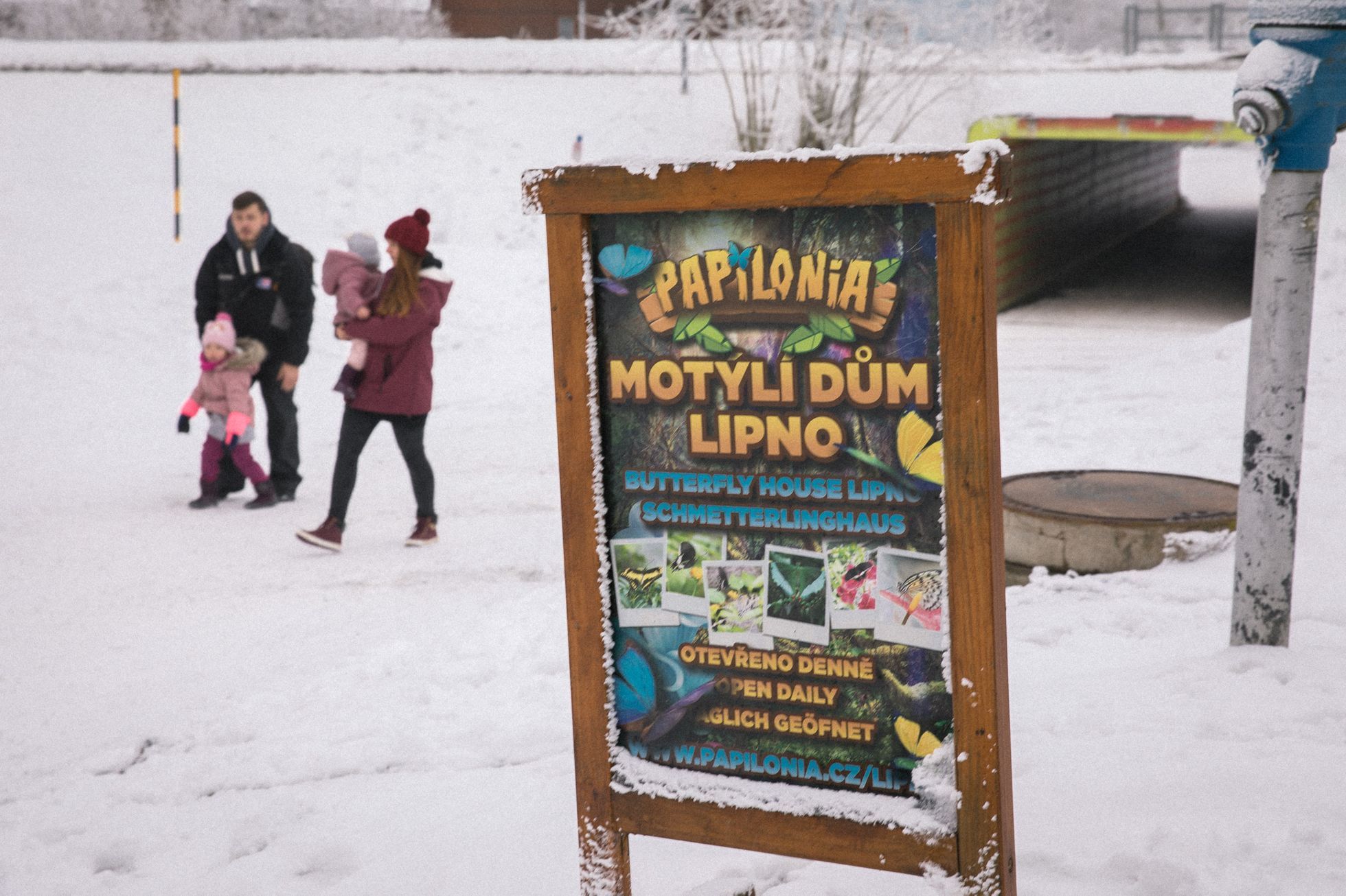 Lipno nad Vltavou v zimě, turismus, sníh