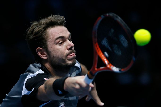 Stan Wawrinka na Turnaji mistrů 2014