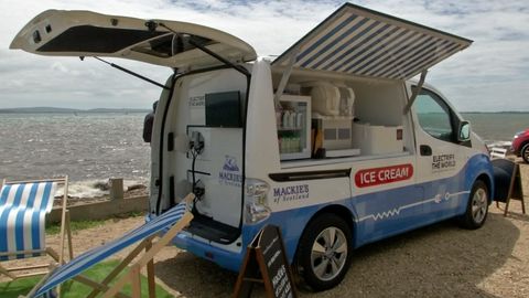 Chytrý zmrzlinářský vůz? Už žádný spalovací motor a nulové emise