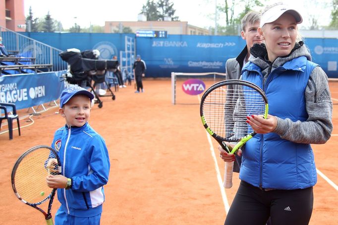 Caroline Wozniacká na J&T Banka Prague Open 2017