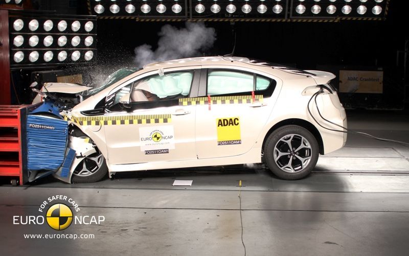 Crash test EuroNCAP-Chevrolet Volt