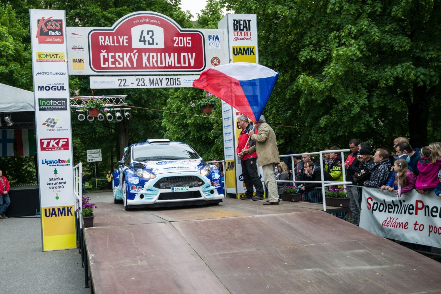 Rallye Český Krumlov 2015: Roman Odložilík - Roman Tureček, Ford Fiesta R5