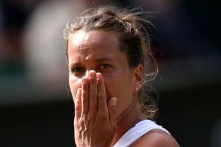 Barbora Strýcová v semifinále Wimbledonu 2019