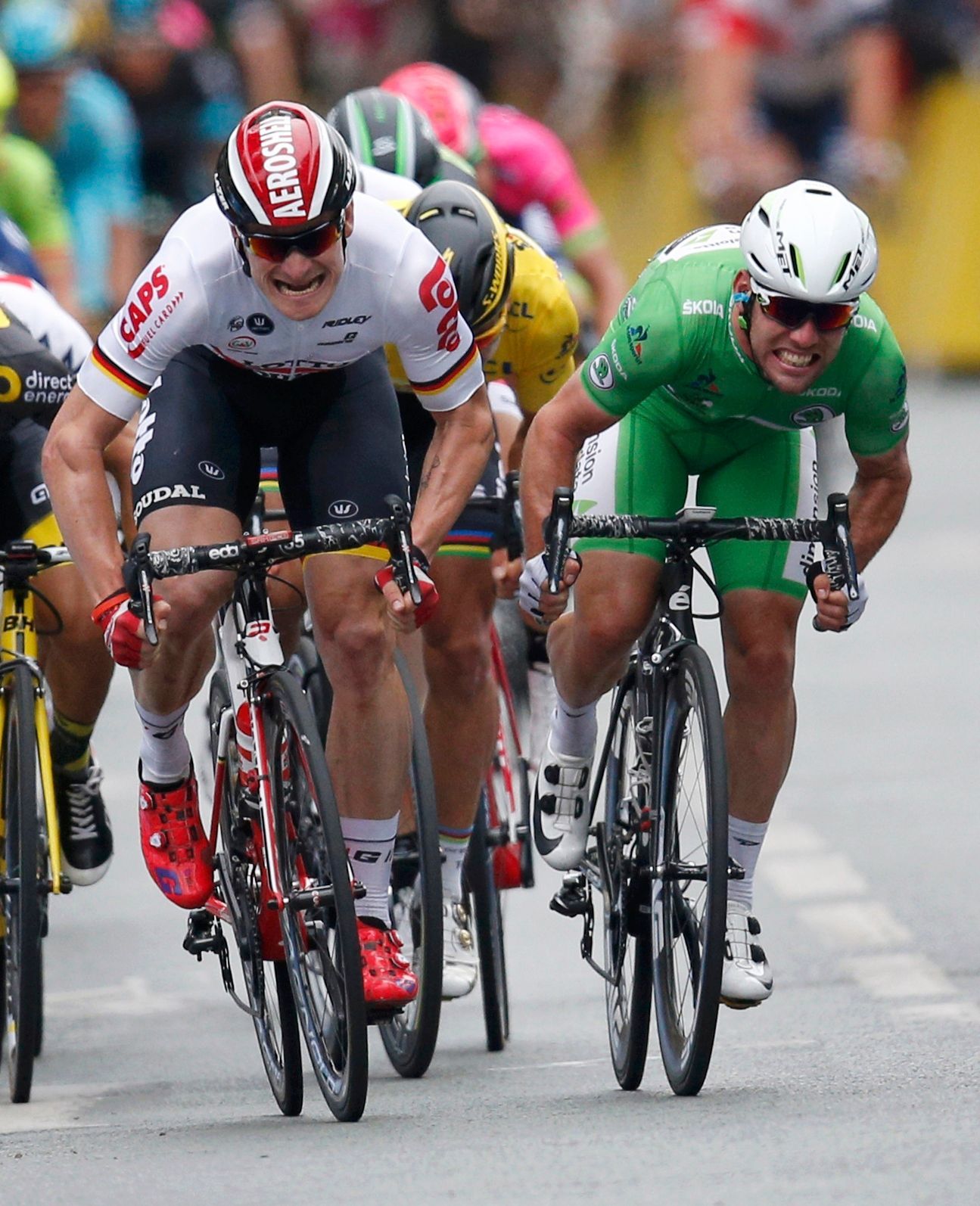 Tour de France 2016: 3. etapa: Andre Greipel a Mark Cavendish